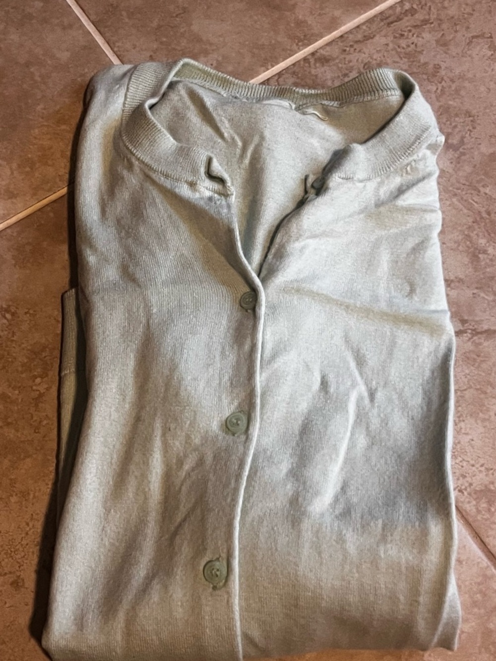 J.Crew Cardigan Sweater Mint Green | Size Medium | Classic Button Front